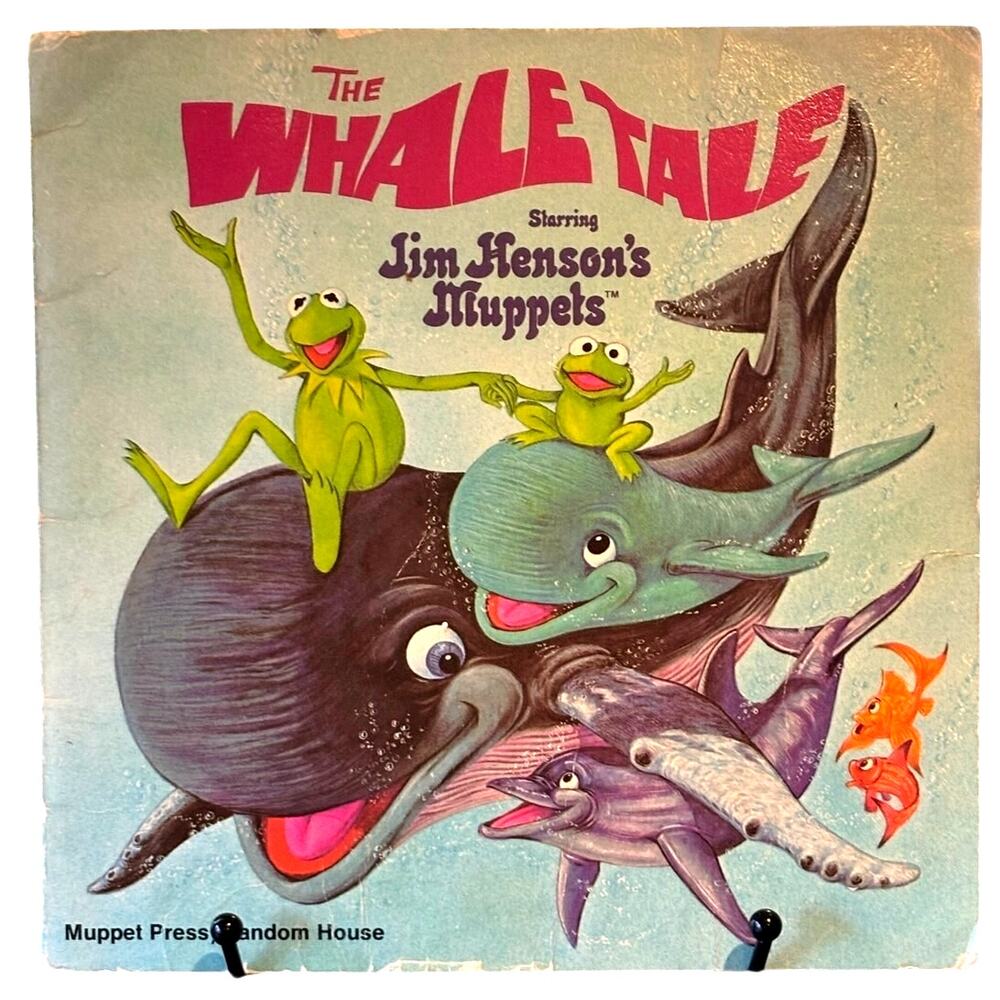 Vintage 1981 The Whale Tale Book, Kermit the Frog, Jim Henson's Muppets, PB